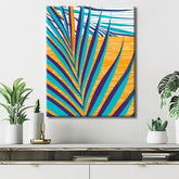 Painting by Numbers Art Abstract Palm Leaf